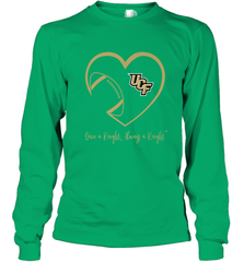 UCF Knights Football Inside Heart  Team  Apparel Long Sleeve T-Shirt Long Sleeve T-Shirt - skytshirtshop