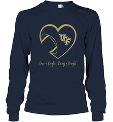 UCF Knights Football Inside Heart  Team  Apparel Long Sleeve T-Shirt Long Sleeve T-Shirt - skytshirtshop