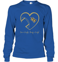 UCF Knights Football Inside Heart  Team  Apparel Long Sleeve T-Shirt Long Sleeve T-Shirt - skytshirtshop