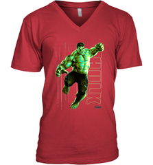 Marvel Infinity War Incredible Hulk Smash Men's V-Neck Men's V-Neck - skytshirtshop