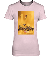 Marvel Studios 10 Years of Heroes Poster Women's Premium T-Shirt Women's Premium T-Shirt - skytshirtshop