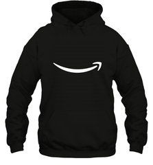 Smile Shirt  White Logo Hooded Sweatshirt Hooded Sweatshirt - skytshirtshop