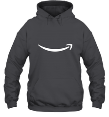 Smile Shirt  White Logo Hooded Sweatshirt Hooded Sweatshirt - skytshirtshop