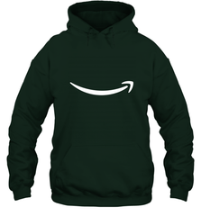 Smile Shirt  White Logo Hooded Sweatshirt Hooded Sweatshirt - skytshirtshop