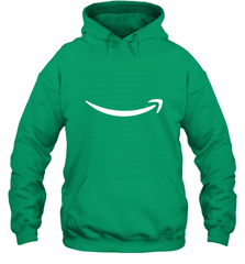 Smile Shirt  White Logo Hooded Sweatshirt Hooded Sweatshirt - skytshirtshop