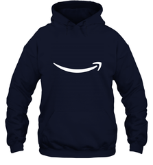 Smile Shirt  White Logo Hooded Sweatshirt Hooded Sweatshirt - skytshirtshop