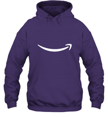Smile Shirt  White Logo Hooded Sweatshirt Hooded Sweatshirt - skytshirtshop