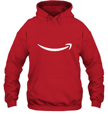 Smile Shirt  White Logo Hooded Sweatshirt Hooded Sweatshirt - skytshirtshop
