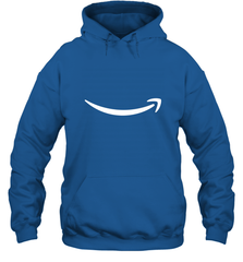 Smile Shirt  White Logo Hooded Sweatshirt Hooded Sweatshirt - skytshirtshop