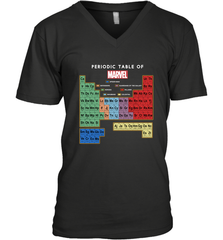 Marvel Ultimate Periodic Table Of Elements Men's V-Neck Men's V-Neck - skytshirtshop