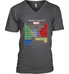 Marvel Ultimate Periodic Table Of Elements Men's V-Neck Men's V-Neck - skytshirtshop