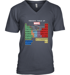 Marvel Ultimate Periodic Table Of Elements Men's V-Neck Men's V-Neck - skytshirtshop