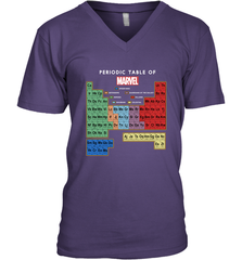 Marvel Ultimate Periodic Table Of Elements Men's V-Neck Men's V-Neck - skytshirtshop