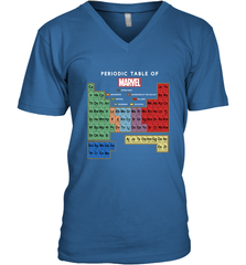 Marvel Ultimate Periodic Table Of Elements Men's V-Neck Men's V-Neck - skytshirtshop