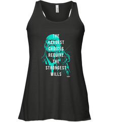 Marvel Infinity War Thanos Strongest Wills Women's Racerback Tank Women's Racerback Tank - skytshirtshop