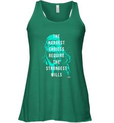 Marvel Infinity War Thanos Strongest Wills Women's Racerback Tank Women's Racerback Tank - skytshirtshop