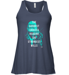 Marvel Infinity War Thanos Strongest Wills Women's Racerback Tank Women's Racerback Tank - skytshirtshop