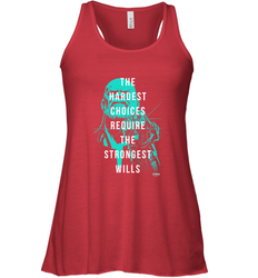 Marvel Infinity War Thanos Strongest Wills Women's Racerback Tank