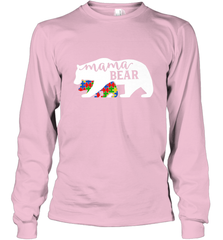 Mama Bear Autism t shirt Autism Awareness Month Long Sleeve T-Shirt Long Sleeve T-Shirt - skytshirtshop