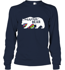 Mama Bear Autism t shirt Autism Awareness Month Long Sleeve T-Shirt Long Sleeve T-Shirt - skytshirtshop