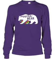 Mama Bear Autism t shirt Autism Awareness Month Long Sleeve T-Shirt Long Sleeve T-Shirt - skytshirtshop