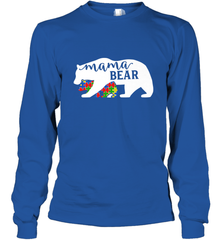 Mama Bear Autism t shirt Autism Awareness Month Long Sleeve T-Shirt Long Sleeve T-Shirt - skytshirtshop