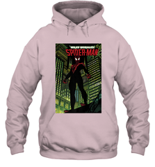 Marvel Miles Morales_ Spider Man Comic Cover Hooded Sweatshirt Hooded Sweatshirt - skytshirtshop
