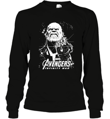 Marvel Infinity War Thanos Unicolor Stamp Long Sleeve T-Shirt Long Sleeve T-Shirt - skytshirtshop