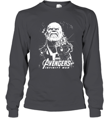 Marvel Infinity War Thanos Unicolor Stamp Long Sleeve T-Shirt Long Sleeve T-Shirt - skytshirtshop