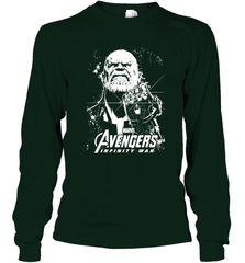 Marvel Infinity War Thanos Unicolor Stamp Long Sleeve T-Shirt Long Sleeve T-Shirt - skytshirtshop