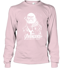 Marvel Infinity War Thanos Unicolor Stamp Long Sleeve T-Shirt Long Sleeve T-Shirt - skytshirtshop