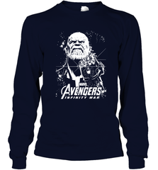 Marvel Infinity War Thanos Unicolor Stamp Long Sleeve T-Shirt Long Sleeve T-Shirt - skytshirtshop