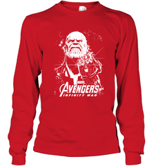 Marvel Infinity War Thanos Unicolor Stamp Long Sleeve T-Shirt Long Sleeve T-Shirt - skytshirtshop