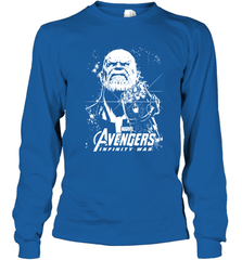 Marvel Infinity War Thanos Unicolor Stamp Long Sleeve T-Shirt Long Sleeve T-Shirt - skytshirtshop