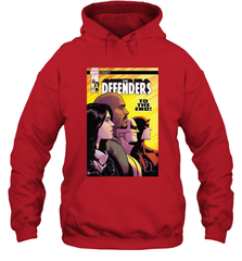 Marvel The Defenders To The End! Hooded Sweatshirt Hooded Sweatshirt - skytshirtshop
