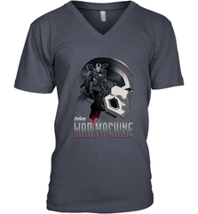 Marvel Infinity War War Machine Head Profile Men's V-Neck Men's V-Neck - skytshirtshop
