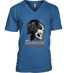 Marvel Infinity War War Machine Head Profile Men's V-Neck Men's V-Neck - skytshirtshop