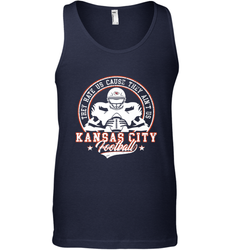 Vintage NFL Kansas City Football Logo Men's Tank Top