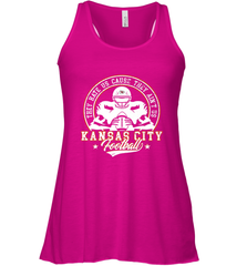 Vintage NFL Kansas City Football Logo Women's Racerback Tank Women's Racerback Tank - skytshirtshop