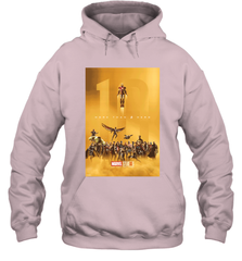 Marvel Studios 10 Years of Heroes Poster Hooded Sweatshirt Hooded Sweatshirt - skytshirtshop