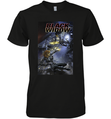 Marvel Comixology Black Widow Madame Of Masque Comic Cover Men's Premium T-Shirt Men's Premium T-Shirt - skytshirtshop