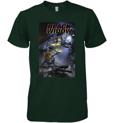 Marvel Comixology Black Widow Madame Of Masque Comic Cover Men's Premium T-Shirt Men's Premium T-Shirt - skytshirtshop