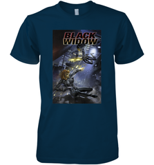 Marvel Comixology Black Widow Madame Of Masque Comic Cover Men's Premium T-Shirt Men's Premium T-Shirt - skytshirtshop