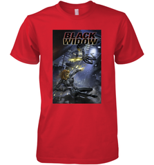 Marvel Comixology Black Widow Madame Of Masque Comic Cover Men's Premium T-Shirt Men's Premium T-Shirt - skytshirtshop