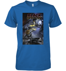 Marvel Comixology Black Widow Madame Of Masque Comic Cover Men's Premium T-Shirt Men's Premium T-Shirt - skytshirtshop