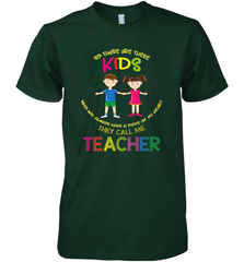 They Call Me Teacher School Kids Fun Appreciation Men's Premium T-Shirt Men's Premium T-Shirt - skytshirtshop