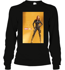 Marvel Studios 10 Years Black Widow Poster Long Sleeve T-Shirt Long Sleeve T-Shirt - skytshirtshop
