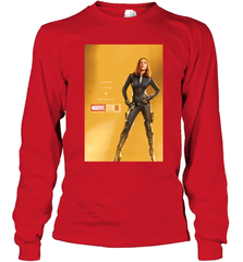 Marvel Studios 10 Years Black Widow Poster Long Sleeve T-Shirt Long Sleeve T-Shirt - skytshirtshop