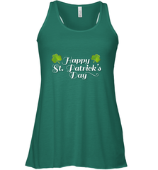 Shamrock Happy St patrick's Shirt for men and women (2) Women's Racerback Tank Women's Racerback Tank - skytshirtshop