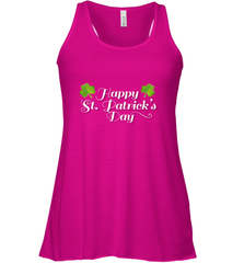 Shamrock Happy St patrick's Shirt for men and women (2) Women's Racerback Tank Women's Racerback Tank - skytshirtshop